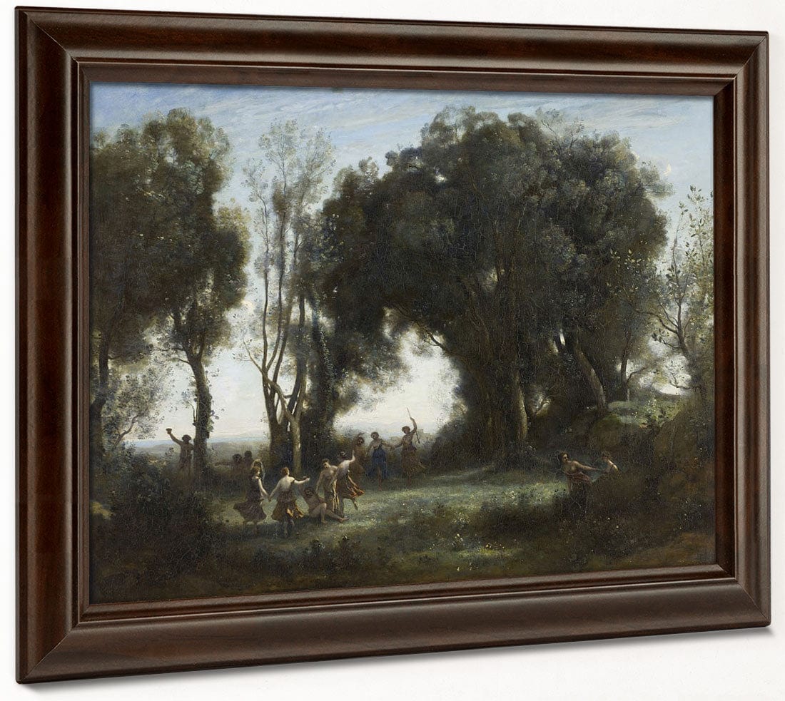 A Morning. The Dance Of The Nymphs By Jean Baptiste Camille Corot Phoenix 4x3