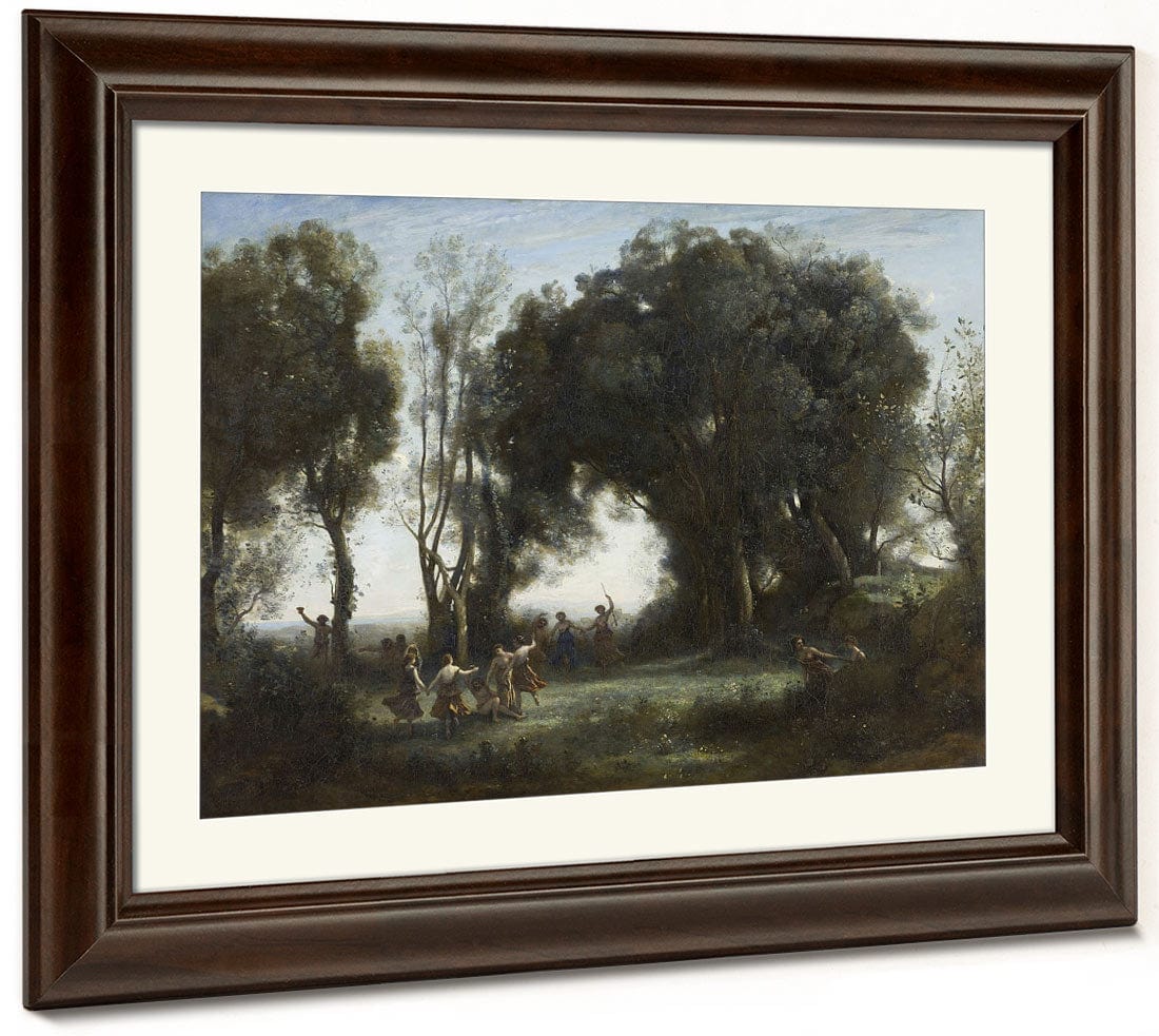 A Morning. The Dance Of The Nymphs By Jean Baptiste Camille Corot Phoenix 4x3
