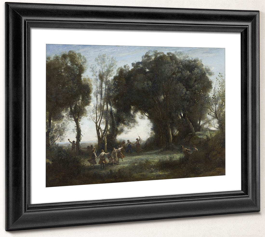 A Morning. The Dance Of The Nymphs By Jean Baptiste Camille Corot Phoenix 4x3