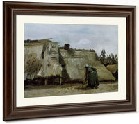 A Peasant Woman Digging In Front Of Her Cottage By Vincent Van Gogh Phoenix 4x3
