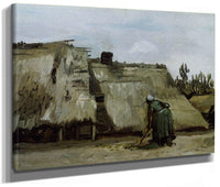 A Peasant Woman Digging In Front Of Her Cottage By Vincent Van Gogh Phoenix 4x3