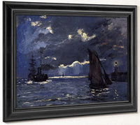 A Seascape, Shipping By Moonlight By Claude Monet Phoenix 4x3