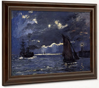 A Seascape, Shipping By Moonlight By Claude Monet Phoenix 4x3