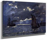 A Seascape, Shipping By Moonlight By Claude Monet Phoenix 4x3