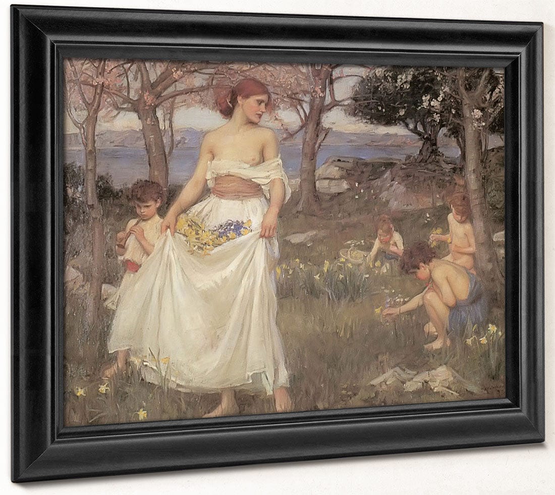 A Song Of Springtime By John Waterhouse Phoenix 4x3