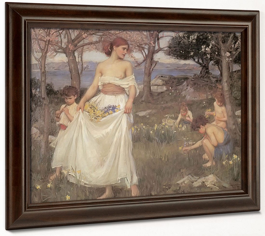A Song Of Springtime By John Waterhouse Phoenix 4x3