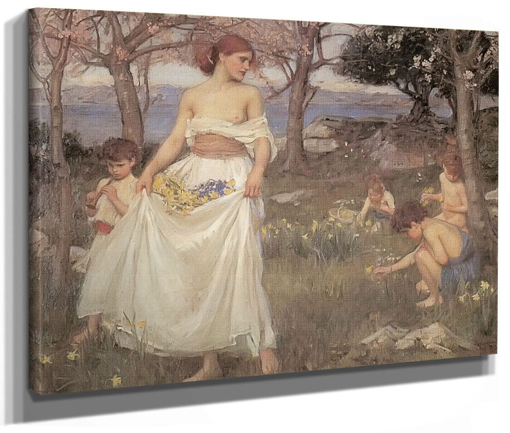 A Song Of Springtime By John Waterhouse Phoenix 4x3
