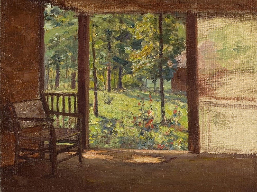 A View From The Porch By Theodore Clement Steele Phoenix 4x3