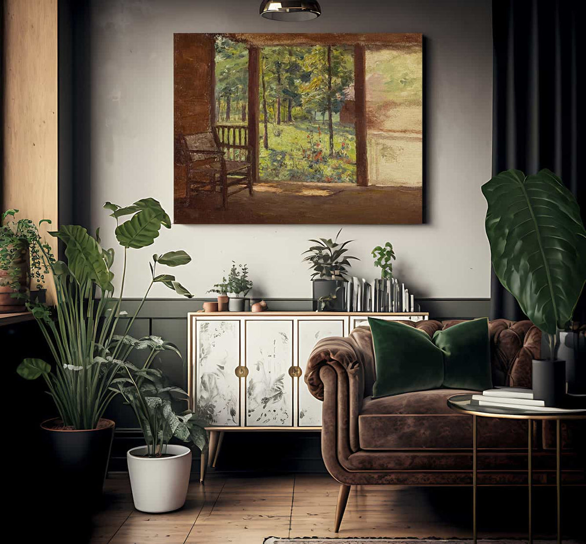 A View From The Porch By Theodore Clement Steele Phoenix 4x3