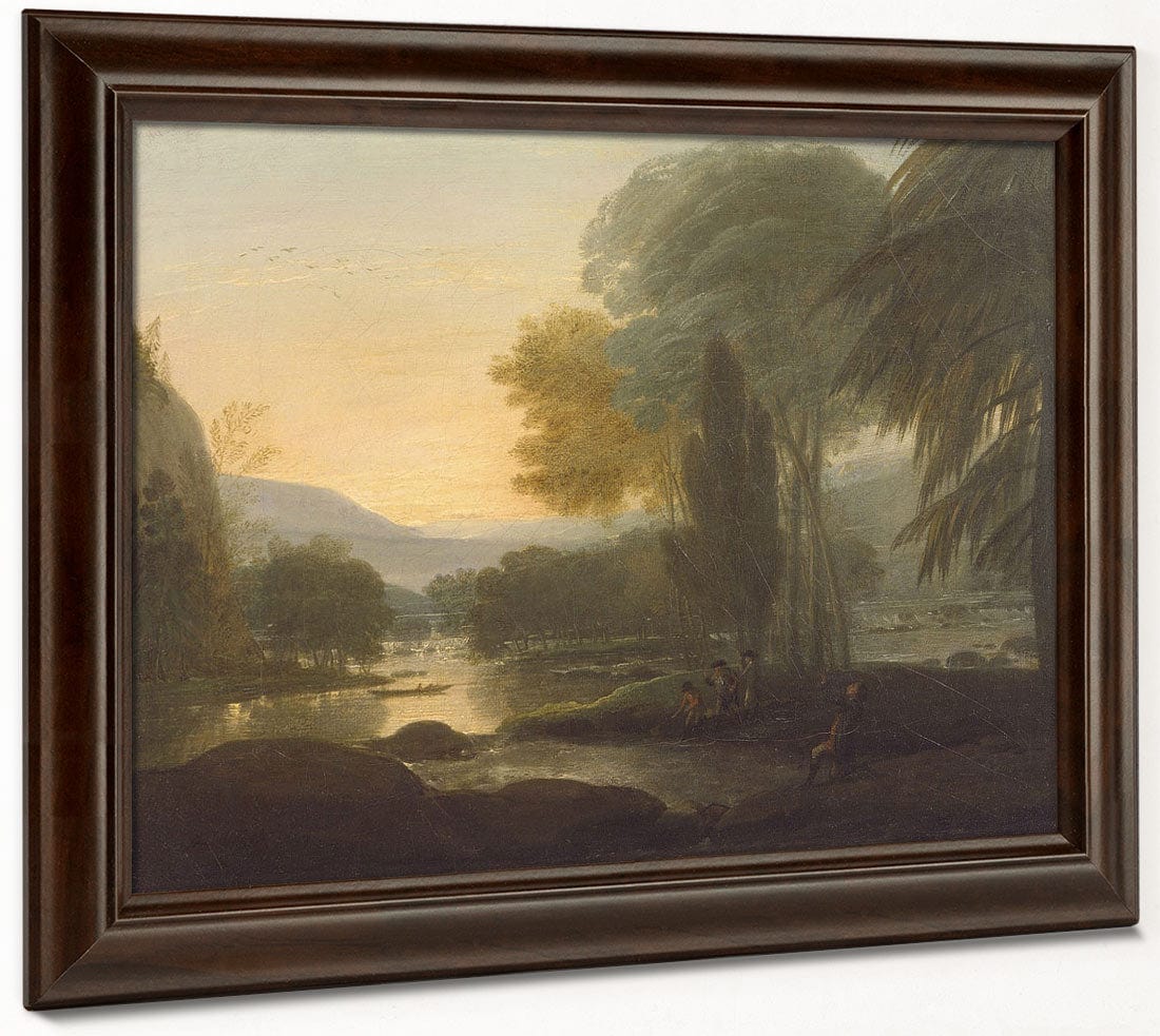 A View On The Susquehanna River By Benjamin West Phoenix 4x3