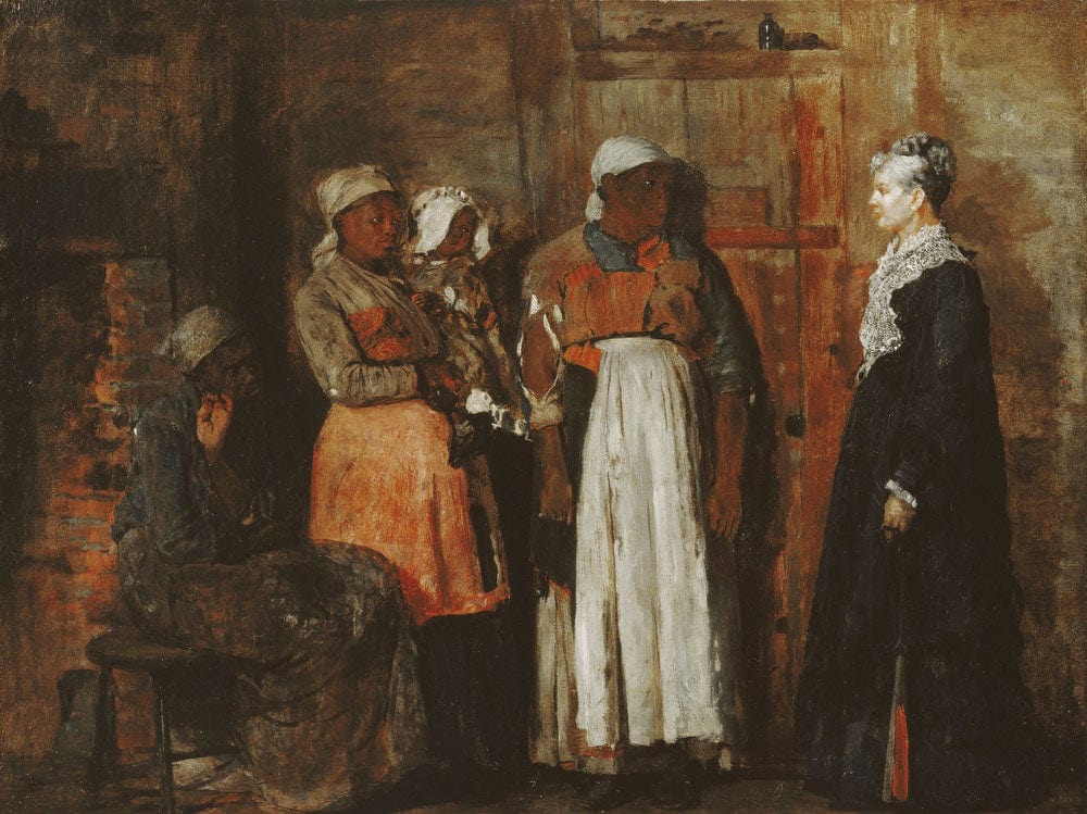 A Visit From The Old Mistress By Winslow Homer Phoenix 4x3