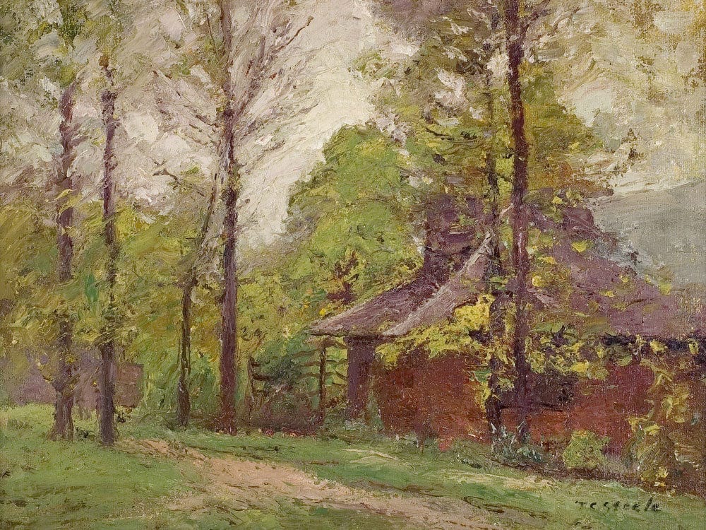 A Wet Day In Early Autumn By Theodore Clement Steele Phoenix 4x3