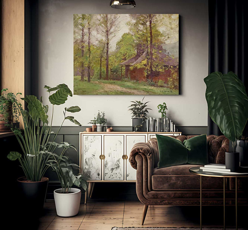 A Wet Day In Early Autumn By Theodore Clement Steele Phoenix 4x3