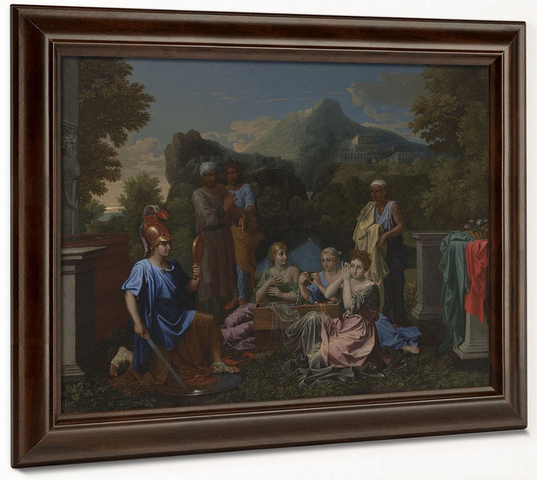 Achilles On Skyros By Nicolas Poussin Phoenix 4x3