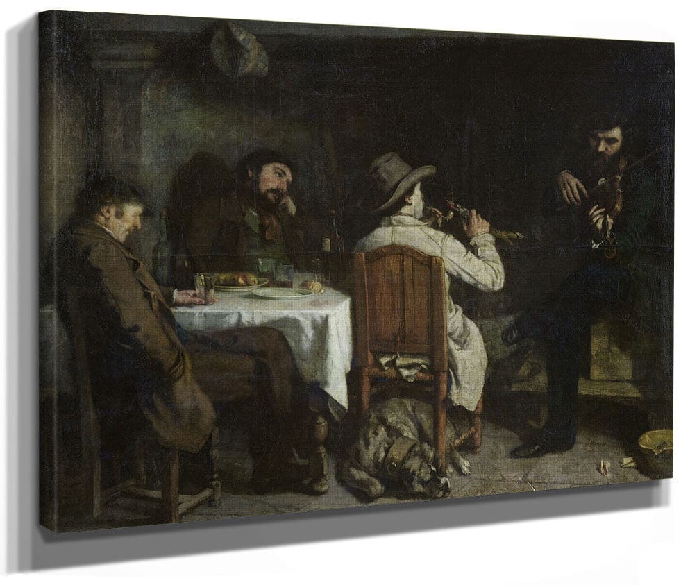 After Dinner At Ornans By Jean Desire Gustave Courbet Phoenix 4x3