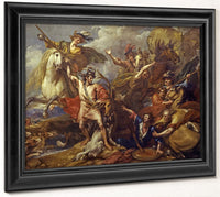 Alexander Iii Of Scotland Rescued From The Fury Of A Stag By The Intrepidity Of Colin Fitzgerald ('The Death Of The Stag') By Benjamin West Phoenix 4x3