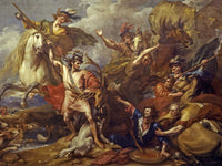 Alexander Iii Of Scotland Rescued From The Fury Of A Stag By The Intrepidity Of Colin Fitzgerald ('The Death Of The Stag') By Benjamin West Phoenix 4x3