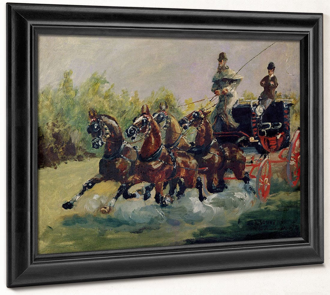 Alphonse De Toulouse Lautrec Monfa (1838 1913) Driving His Mail Coach In Nice By Henri Marie Raymond De Toulouse Lautrec Monfa Phoenix 4x3