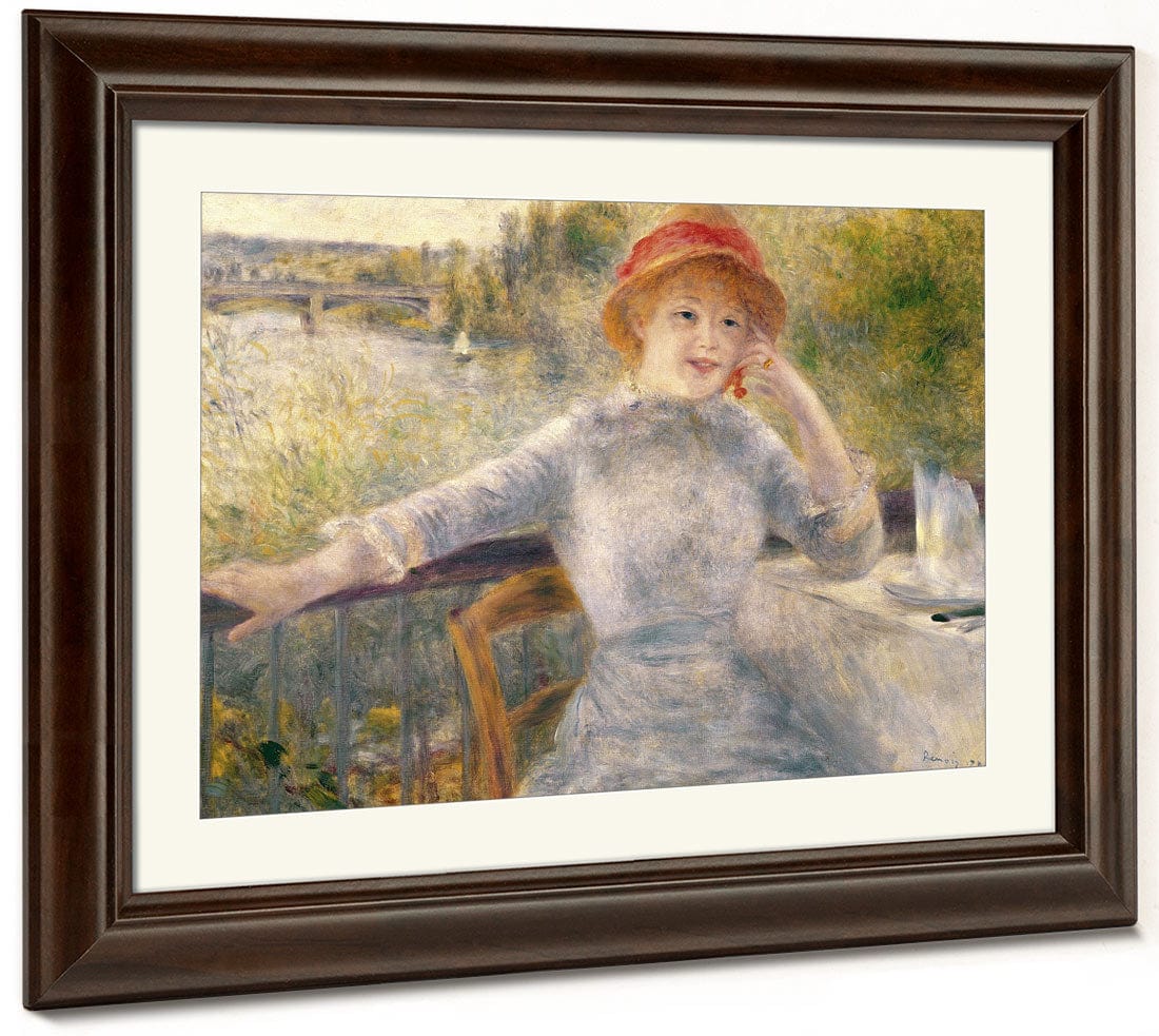 Alphonsine Fournaise (1845 1937) At The Grenouillere By Pierre Auguste Renoir Phoenix 4x3
