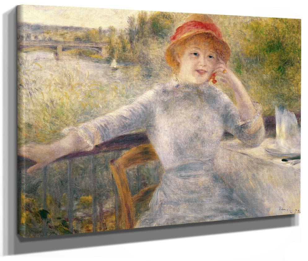 Alphonsine Fournaise (1845 1937) At The Grenouillere By Pierre Auguste Renoir Phoenix 4x3
