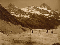 Alpine Landscape, Three Hikers On A Glacier By Adolphe Braun Phoenix 4x3