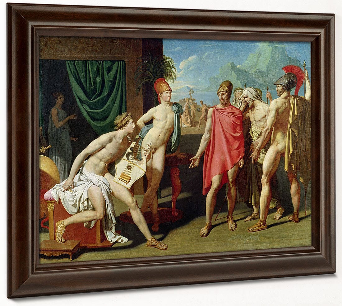 Ambassadors Sent By Agamemnon To Urge Achilles To Fight By Jean Auguste Dominique Ingres Phoenix 4x3