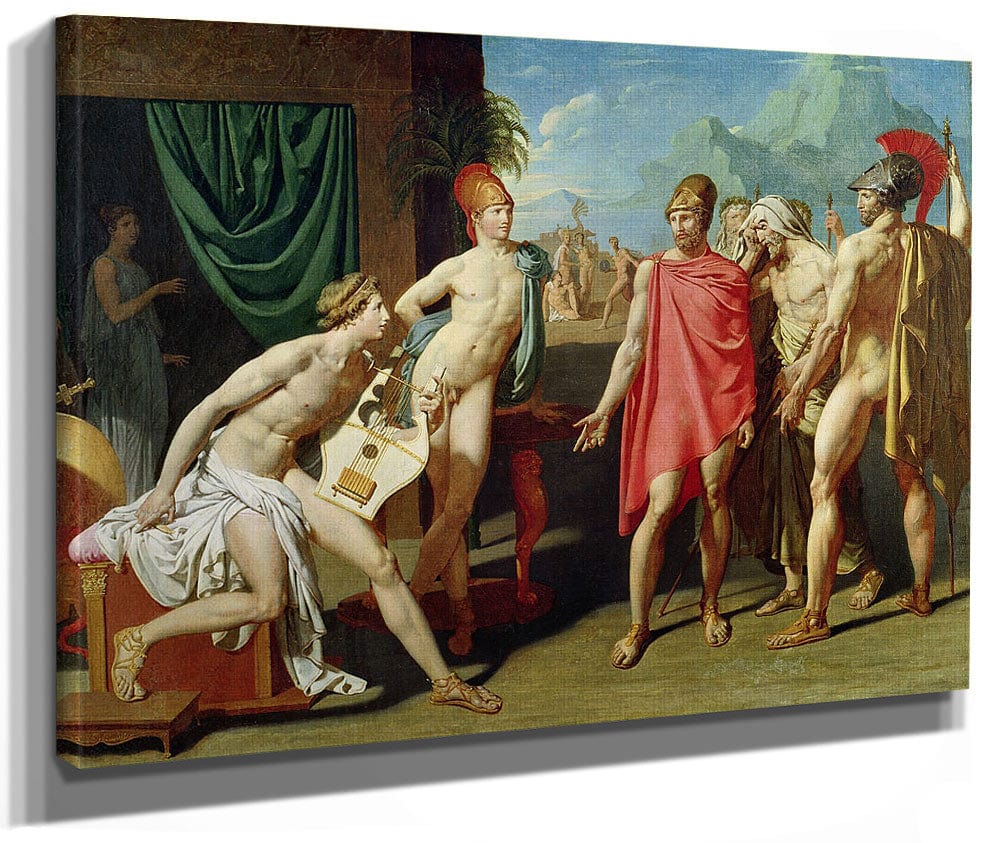Ambassadors Sent By Agamemnon To Urge Achilles To Fight By Jean Auguste Dominique Ingres Phoenix 4x3