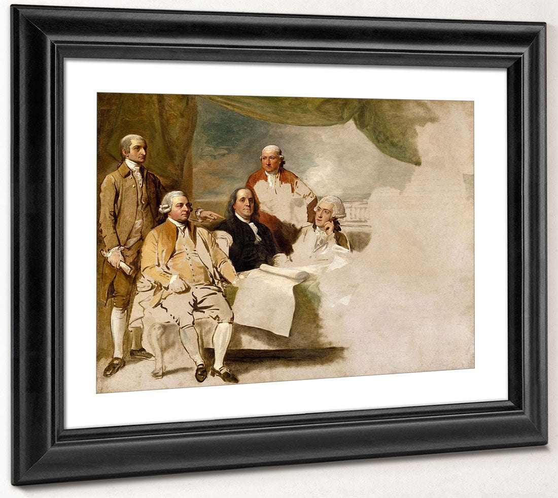 American Commissioners Of The Preliminary Peace Negotiations With Great Brititan By Benjamin West Phoenix 4x3