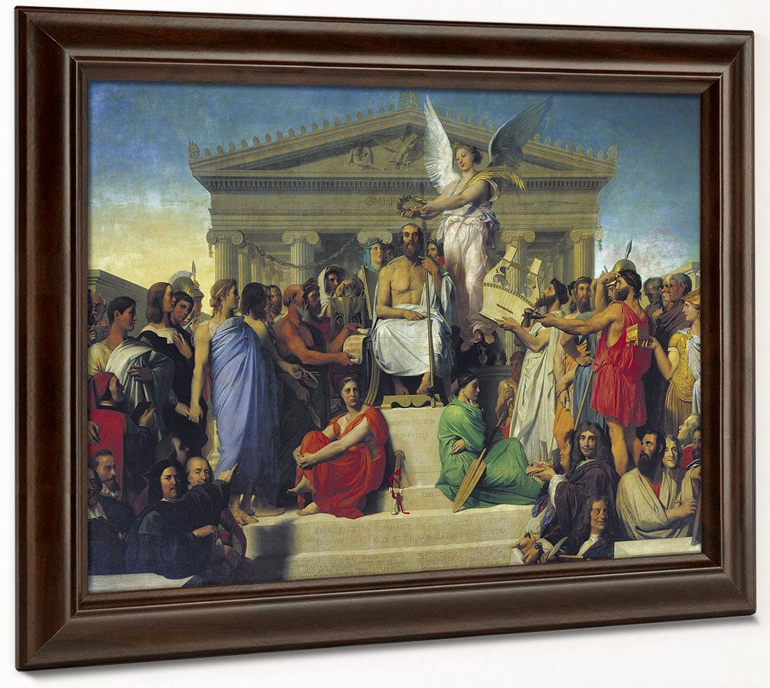Apotheosis Of Homer By Jean Auguste Dominique Ingres Phoenix 4x3