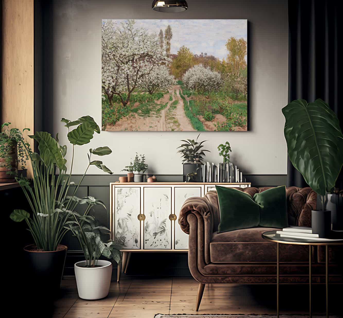 Apple Trees In Blossom By Claude Monet Phoenix 4x3