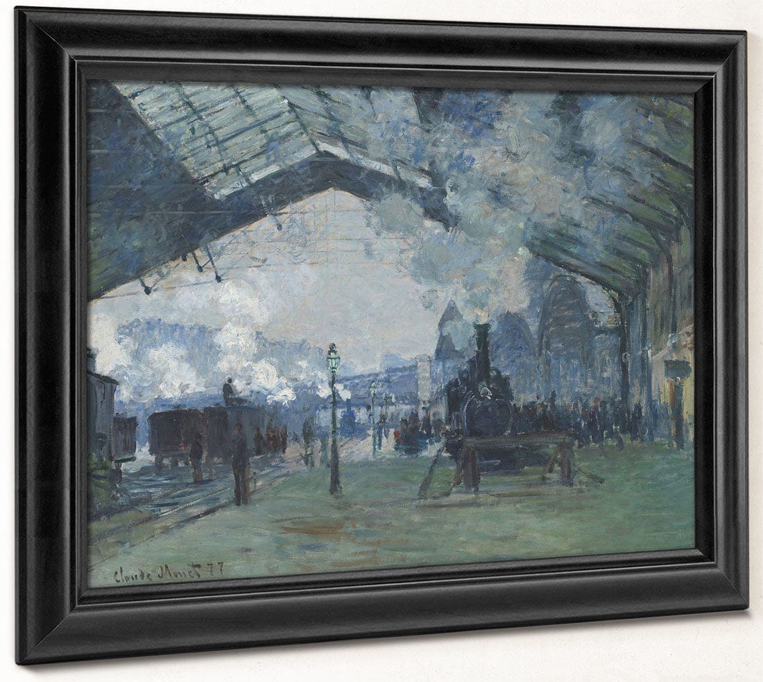 Arrival Of The Normandy Train, Gare Saint Lazare By Claude Monet Phoenix 4x3