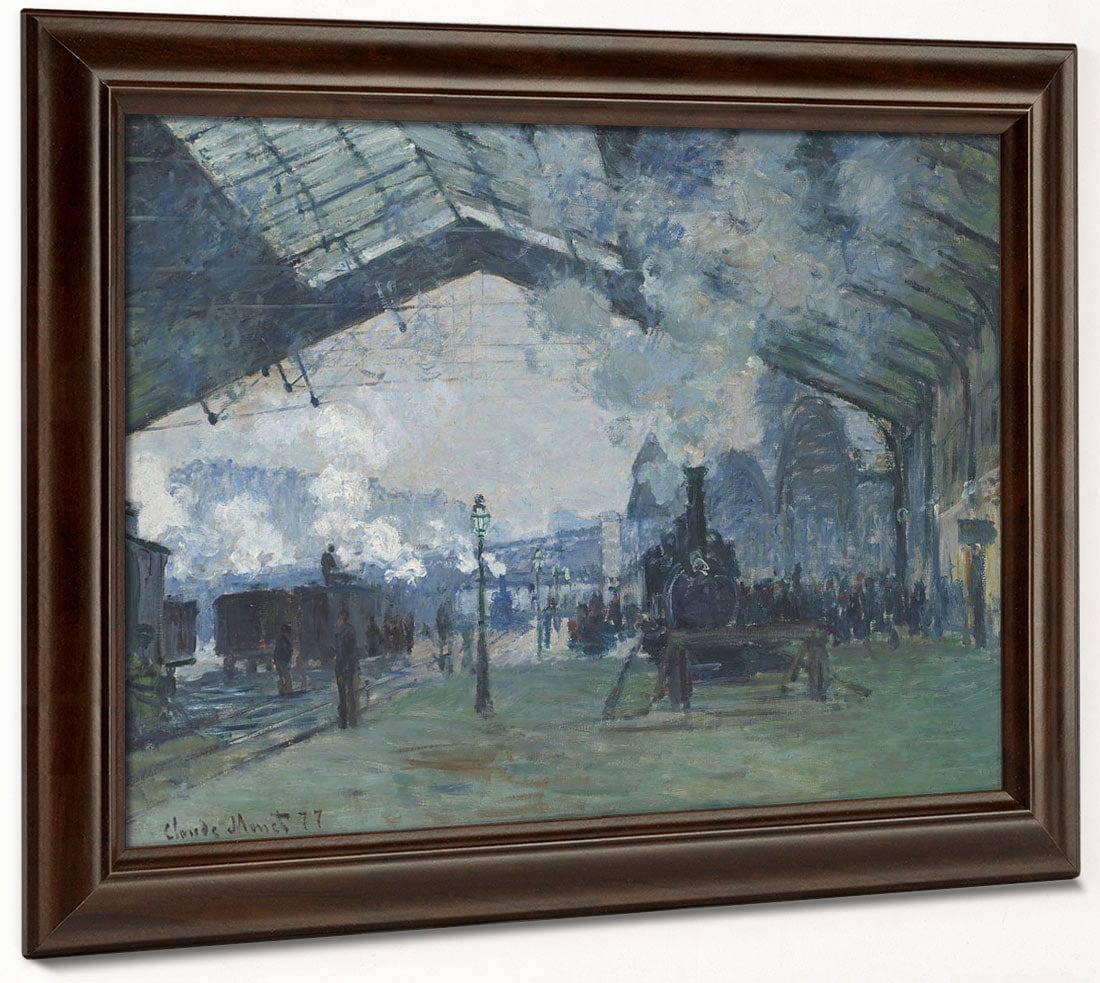 Arrival Of The Normandy Train, Gare Saint Lazare By Claude Monet Phoenix 4x3