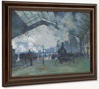 Arrival Of The Normandy Train, Gare Saint Lazare By Claude Monet Phoenix 4x3
