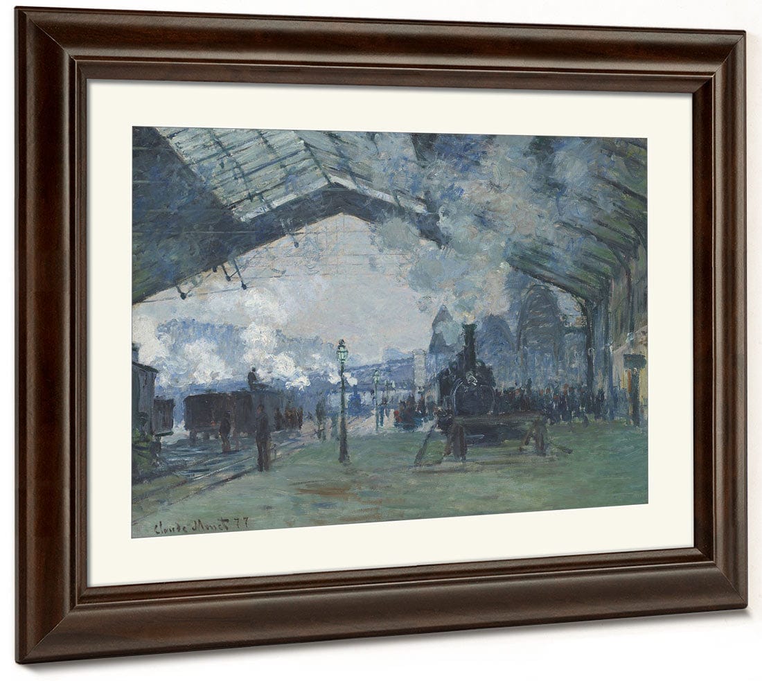 Arrival Of The Normandy Train, Gare Saint Lazare By Claude Monet Phoenix 4x3