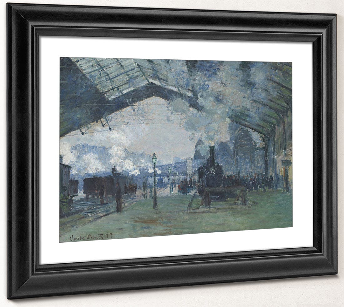 Arrival Of The Normandy Train, Gare Saint Lazare By Claude Monet Phoenix 4x3