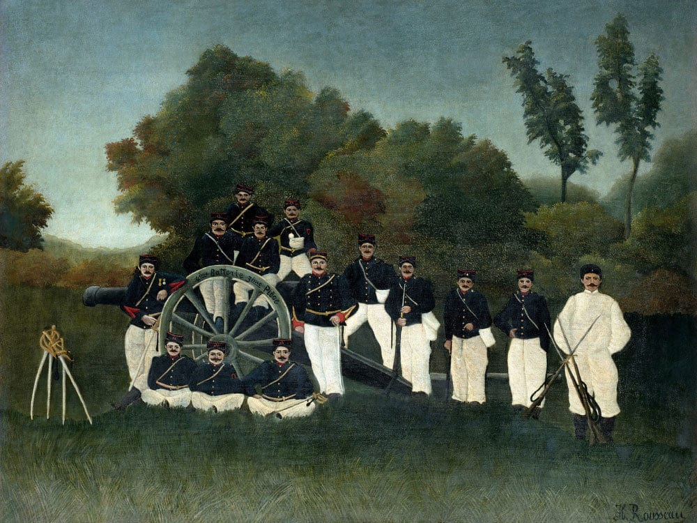 Artillerymen (Les Artilleurs) By Henri Julien Felix Rousseau Phoenix 4x3