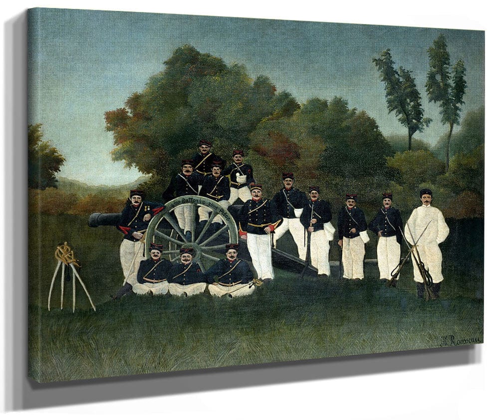 Artillerymen (Les Artilleurs) By Henri Julien Felix Rousseau Phoenix 4x3