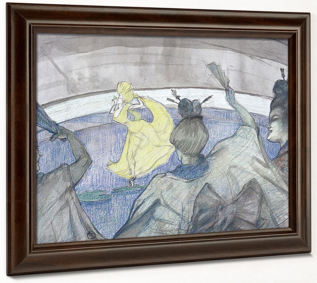 At The Circus By Henri Marie Raymond De Toulouse Lautrec Monfa Phoenix 4x3
