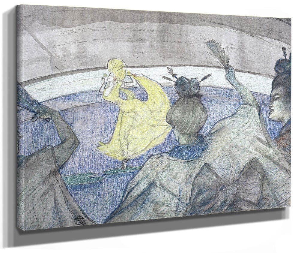 At The Circus By Henri Marie Raymond De Toulouse Lautrec Monfa Phoenix 4x3