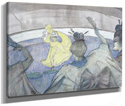 At The Circus By Henri Marie Raymond De Toulouse Lautrec Monfa Phoenix 4x3
