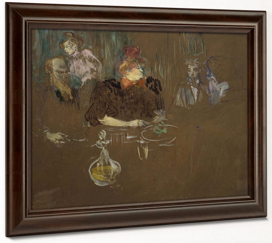 At The Table Of Monsieur And Madame Natanson By Henri Marie Raymond De Toulouse Lautrec Monfa Phoenix 4x3