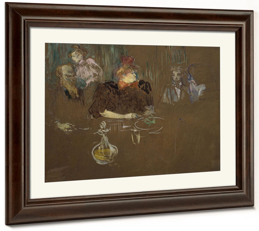 At The Table Of Monsieur And Madame Natanson By Henri Marie Raymond De Toulouse Lautrec Monfa Phoenix 4x3