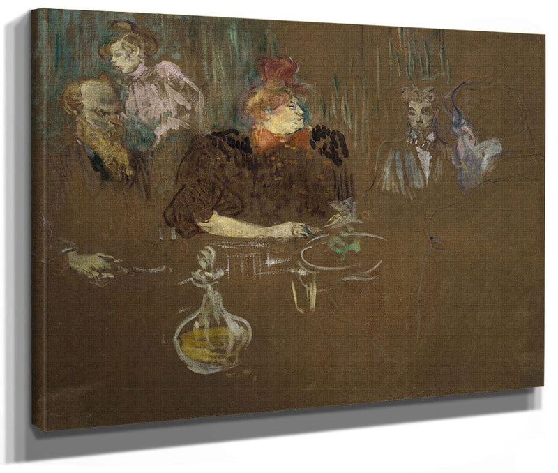 At The Table Of Monsieur And Madame Natanson By Henri Marie Raymond De Toulouse Lautrec Monfa Phoenix 4x3