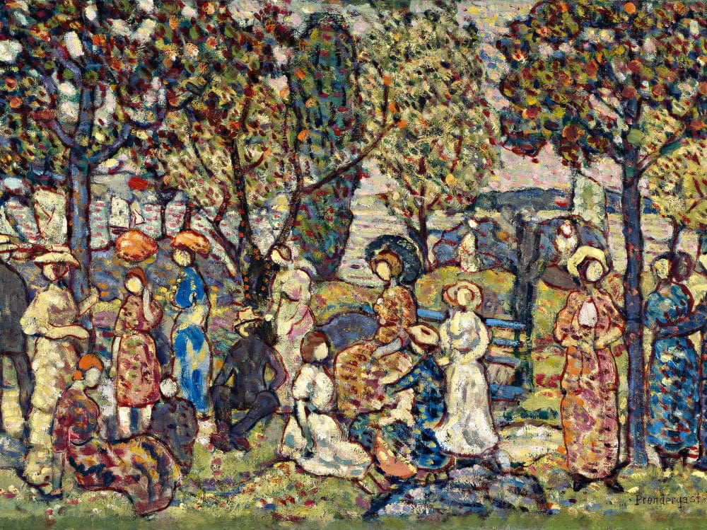 Autumn Festival By Maurice Brazil Prendergast Phoenix 4x3