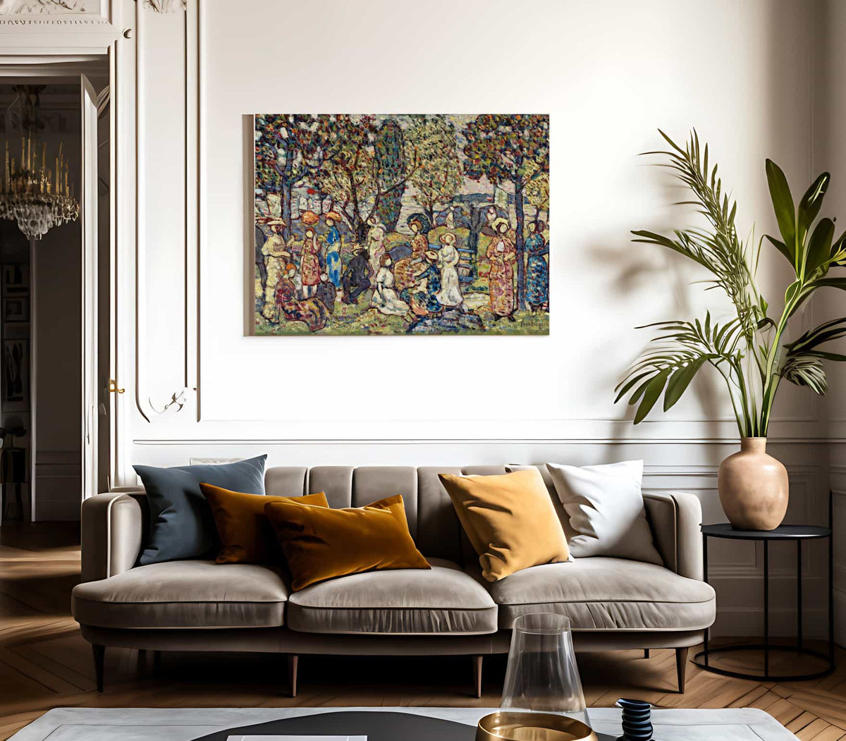 Autumn Festival By Maurice Brazil Prendergast Phoenix 4x3