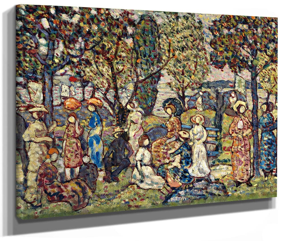 Autumn Festival By Maurice Brazil Prendergast Phoenix 4x3