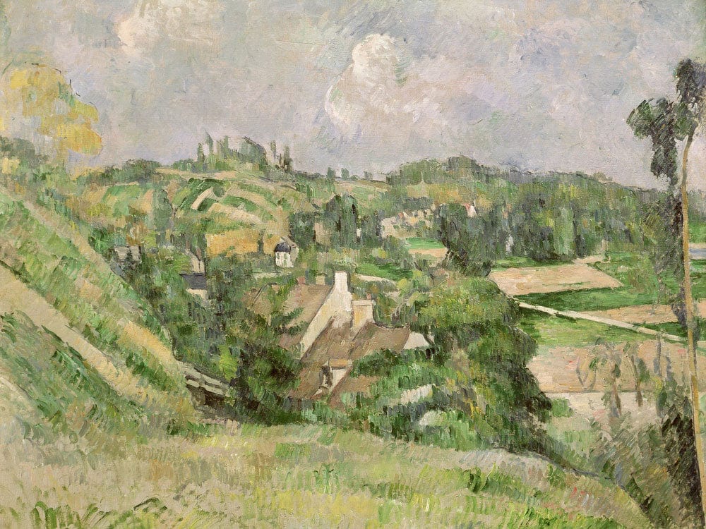 Auvers Sur Oise, Seen From The Val Harme By Paul Cezanne Phoenix 4x3