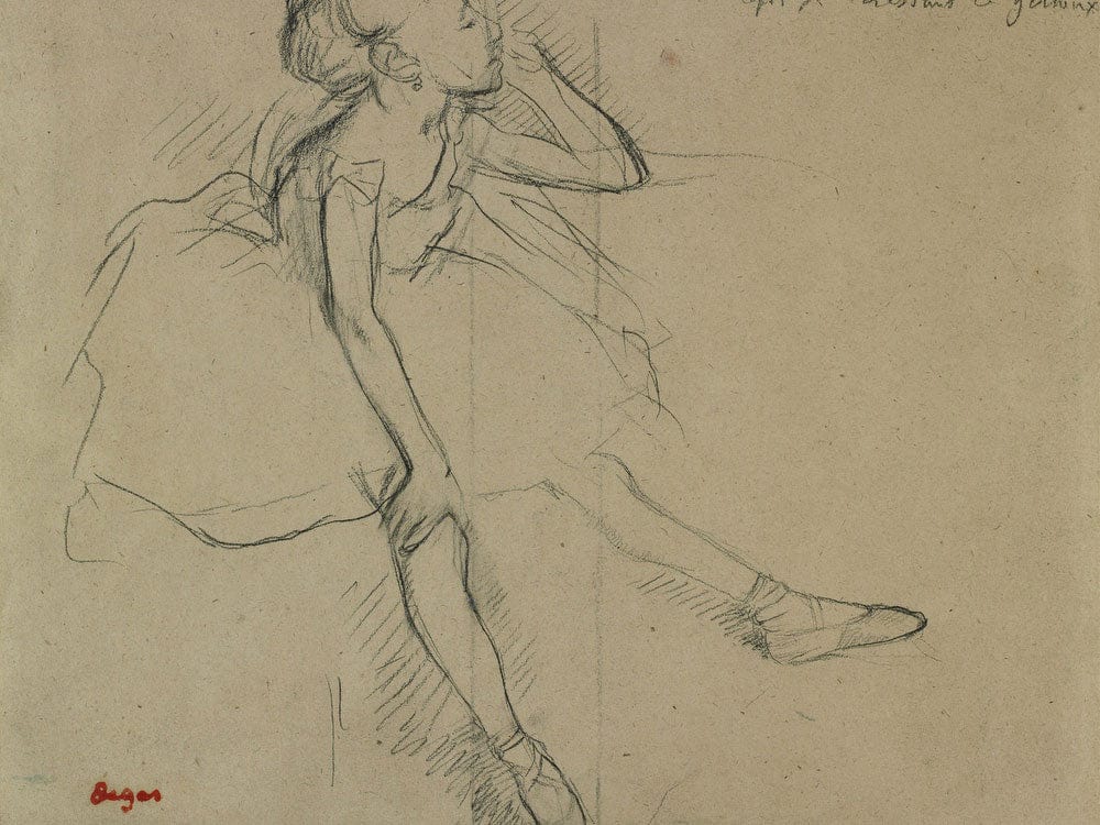 Ballet Dancer In Repose By Edgar Degas Phoenix 4x3
