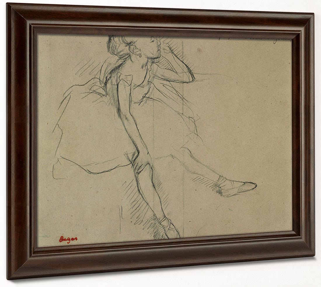 Ballet Dancer In Repose By Edgar Degas Phoenix 4x3