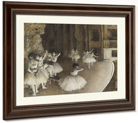 Ballet Rehearsal On Stage By Edgar Degas Phoenix 4x3